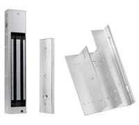 Verrou électromagnétique pour porte, capacité 280 kg, avec barre de fixation ZL, alimentation 12V DC, système de sécurité anti-effraction