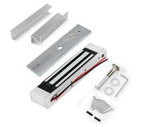 Verrou électromagnétique pour porte, capacité de 180 kg, alimentation 12V DC, système de sécurité anti-effraction, avec support de fixation ZL