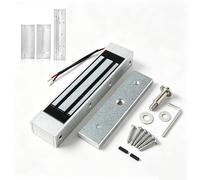 Verrou électromagnétique pour porte, capacité de 180 kg, alimentation 12V DC, type sécurité "fail-safe" (normalement fermé), avec patte de fixation ZL