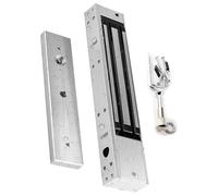Verrou électromagnétique pour porte, capacité de 280 kg, alimentation 12V DC, indice de protection IP67, système de sécurité anti-effraction