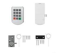 Verrou électronique, 1 ensemble de cadenas à clavier numérique avec alarme de batterie faible et protection anti-effraction USB pour salle de sport, casier, bureau, argent