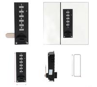 Verrou électronique à mot de passe pour armoire de classement de bureau à | Verrou électronique à mot de passe pour armoire à code de 3 à 15 chiffres avec e secours, verrouillage à trois points en