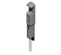 Verrou en applique - à tirage - tête étroite - aluminium - Danaos 6378 LA CROISÉE DS