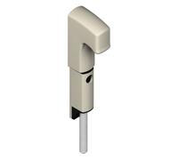 Verrou en applique - à tirage - aluminium - blanc - 127 mm - Danaos LA CROISÉE DS