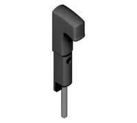 Verrou en applique - à tirage - aluminium - noir - 127 mm - Danaos LA CROISÉE DS