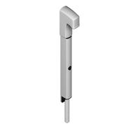 Verrou en applique Danaos tige inox longueur 281 mm aluminium RAL9006 LA CROISEE DS DS6368-007