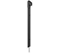 Verrou en applique Danaos tige inox longueur 536 mm noir RAL9005 LA CROISEE DS DS6366-013