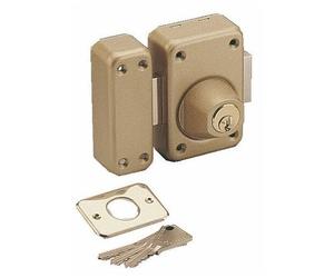 Verrou en applique de sûreté - double cylindre - sur n° UA1001 - V 136 VACHETTE