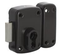 Verrou en applique - pour cylindre européen - 110 mm - Anthracite - Arnov ISEO
