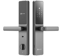 EZVIZ Serrure intelligente DL05, serrure de porte à entrée sans clé 7-en-1, avec accès par empreinte digitale - Entrée sans clé sécurisée, options de déverrouillage multiples, alertes instantanées