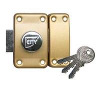 Verrou City 25 à bouton - Cylindre 30 mm - Sur variure NV 04 - 10020302V04