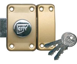 Verrou ISEO City 26 double cylindre - Cylindre 45 mm - Sur variure MV 05 - 10022452V05