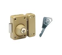 Verrou mécanique 764V - A bouton - V136 - Vernis - Sans cylindre - 16109000