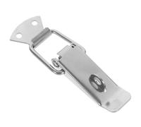 Verrou Métallique Argenté, Loquet de Boîte en Métal pour Étui | Fermoir Classique, Grosse Pièce de Rechange, Usage Maison et Bureau, Style Sobre pour Valise et Coffret
