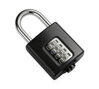 Verrou numérique à combinaison étanche - Système de sécurité - Noir - Robuste - Pour rangement d'outils - Antivol - Réinitialisation du code - Pour salle de sport, casier de sport, boîte à outils