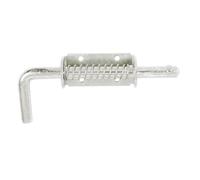 Verrou pistolet zingué HQ à ressort Jardinier Massard - Pêne 14 mm
