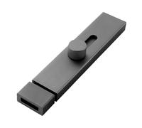 Verrou Porte Exterieur Verrou de porte en alliage d'aluminium, boulon coulissant, antivol, serrure sécurité, quincaillerie toilette(Gray 150mm)