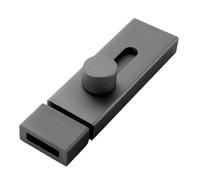 Verrou Porte Exterieur Verrou de porte en alliage d'aluminium, boulon coulissant, antivol, serrure sécurité, quincaillerie toilette(Gray 100mm)