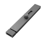 Verrou Porte Exterieur Verrou de porte en alliage d'aluminium, boulon coulissant, antivol, serrure sécurité, quincaillerie toilette(Gray 200mm)