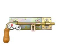 Verrou porte interieure 280x80mm, coulissante, loquet, serrure, targette | cadenas metal, abri de jardin, portail garage, verrou a boulon, porte coulissante, plastifieuse, droite