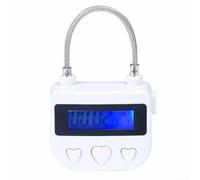 Verrou rechargeable par USB pour l'autodiscipline, minuteur électronique réglable pour bloquer la dépendance au téléphone, limiter les jeux et les collations, dispositif de contrôle des habitudes avec