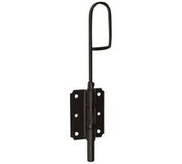 Verrou rond à douille 16x400mm noir - - 9516406