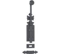 Verrou rustique 1307 BOUVET 250 mm - fer noir - 20720 Noir G