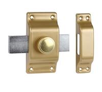 Verrou SUPER-SURETE cuirasse bouton sans bille bronze - - 3378.000