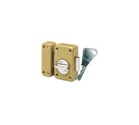 Verrou VACHETTE V136 à bouton et cylindre diamètre 23mm, longueur 50mm