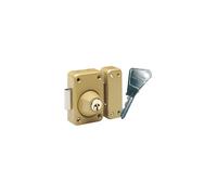Verrou VACHETTE V136 à cylindre double diamètre 23mm, longueur 45mm