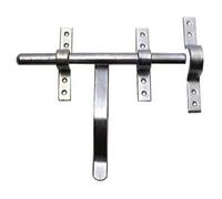 Verrou Vervelle renforcé zingué Bourg - Avec pattes - Diamètre 16 mm