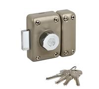 Verrou YALE YV25 à bouton et cylindre diamètre 23mm, longueur 40mm