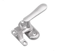 Verrouillage à Angle Droit Boucle Crochet de Sécurité-Loquet de Serrure de Porte à 90 Degrés,Acier Inoxydable Droit Boucle Croche,Convient à la Plupart des Types de Portes, Argent, 1 Pièce.