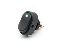 Verrouillage Autobloquant Bouton Poussoir Interrupteur À Bascule 12V 20A, Pour Voiture, Bateau, Camion, Éclairée Avec Couvercle Rabattable Sécurité, Protection ASW-20D(KCD4-0601-G12V)