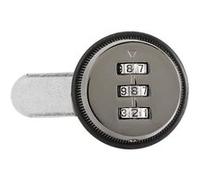 Verrouillage de boîte aux lettres avec code de mot de passe mécanique à 3 chiffres en alliage de zinc (noir 20mm / 0.79in) G