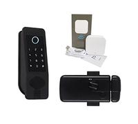 Verrouillage de porte intelligente Mot passe la passerelle Bluetooth 13.56 MHz M1 PATAIRE SUPPORT DE SÉCURITÉ HOTER LORVE PORTE W6(W6 with Gateway)