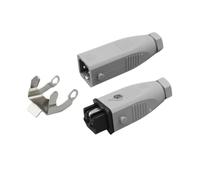 Verrouillage de prise d'électrovanne for STAS2/STAK2/STASI2, connecteur de commande électro-hydraulique, compatibilité de câble de 4 à 6.5mm(1pcs STAS 2 - Male Plug)
