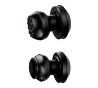 Verrouillage Électronique pour Chambre à Coucher | Déverrouillage double mode, empreinte et code, accès rapide, pour idéal pour chambre, bureau(Black)