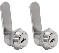 Verrouillage IFAM 111 F Nickelé Meubles Argenté Acier 45 mm Onglet (Lot de 2)
