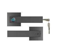 verrouillage intelligent, Serrure électronique intelligente double mode rechargeable USB(Black)