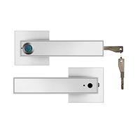 verrouillage intelligent, Serrure électronique intelligente double mode rechargeable USB(White)