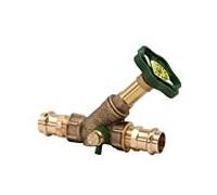 Verrouille la vanne d'écoulement libre 0015382200001 DN 20, 22 mm, IT, avec purge, tige non montante