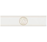 Versace 3 93522-3 Papier peint intissé de luxe 5 m x 0,13 m Doré/blanc Fabriqué en Allemagne
