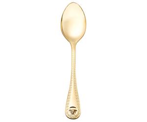 Versace Cuillère à soupe Versace Medusa plaqué or 20.5 cm