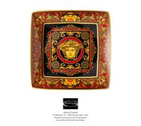 Versace Rosenthal - Medusa Rouge - 2 Tasse Carré Plan CM 12- inch 4.72