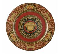 Versace Rosenthal - Plat Marque-Place 30cm Medusa Rouge Versace -versace Medusa