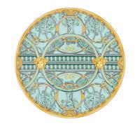 Versace Rosenthal - Plat Marque-Place 33cm La Échelle Du Palazzo Vert Versace