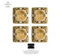 Versace Rosenthal - Prestige Gala - 4 Tasse Carré Plan CM 12- inch 4.72