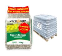 versando 510kg jusqu'à 25.500m² Engrais gazon automne: repousse la mousse | et les mauvaises herbes pour un gazon vert et sain Engrais gazon d’automne à effet immédiat 1/2 palette 51x10kg, Premium