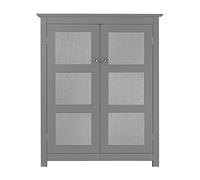 Versanora Meuble Bas de Rangement de Salle de Bain Gris Connor Teamson Home EHF-580G